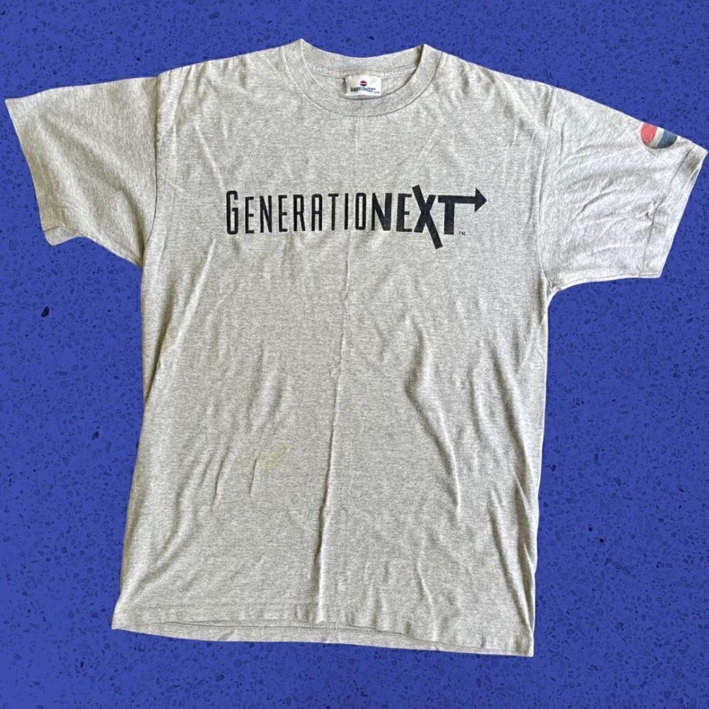 Vintage Pepsi next generation t shirt 90s fits men’s L y2k single stitch